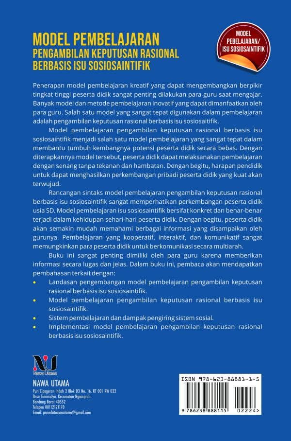 MODEL PEMBELAJARAN PENGAMBIL KEPUTUSAN RASIONAL BERBASIS ISU SOSIOSAINTIFIK - Image 2